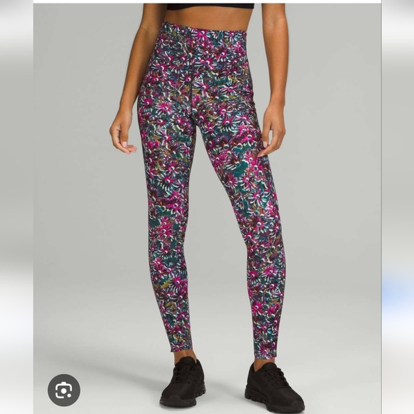 lululemon athletica Pants - Lululemon Leggings Sz 6 Floral Leggings